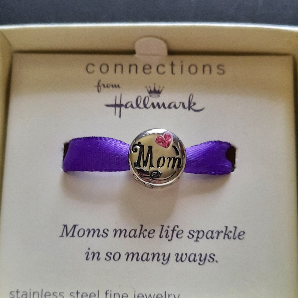 Hallmark silvertone bead